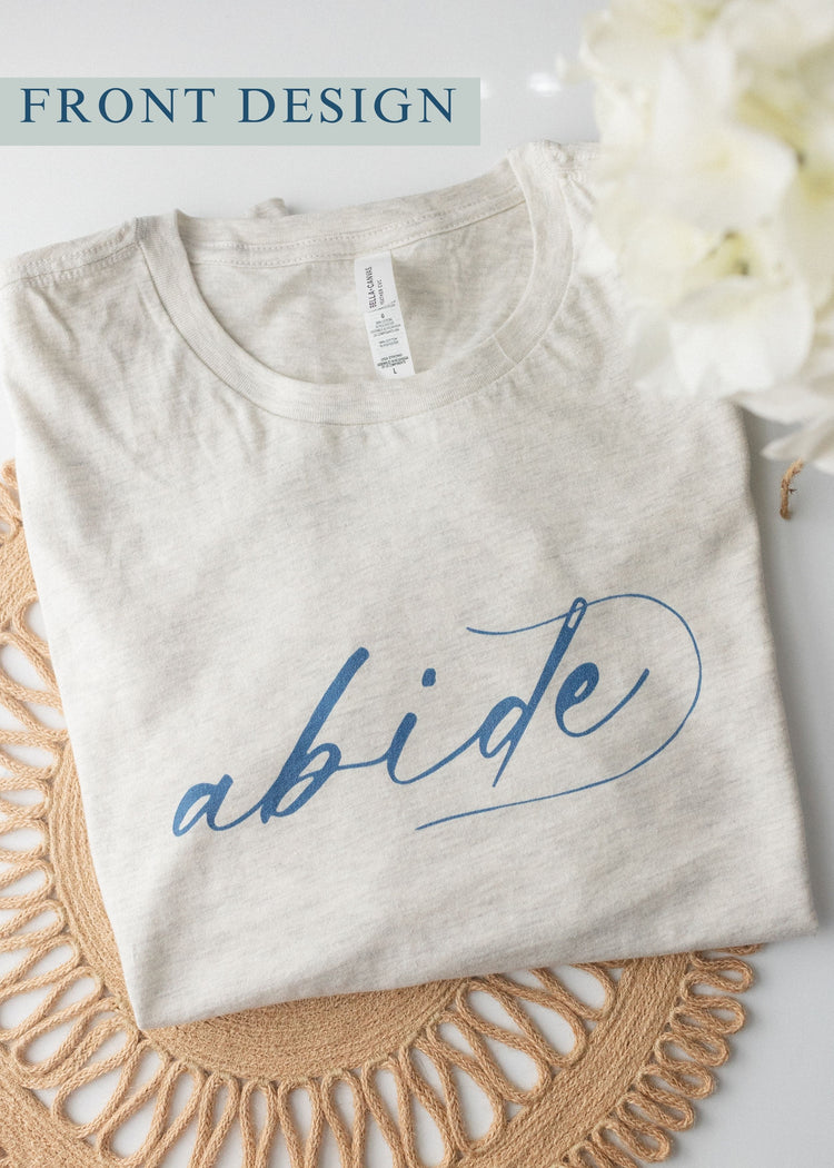 Stitching the Word of God – Women’s T-Shirt - Abide Embroidery Co.