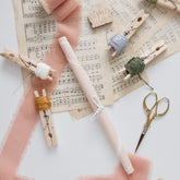 Pre-Cut, Pre-Printed Circle Fabric Bundles (2025 Easter Stitch-Along) - Abide Embroidery Co.
