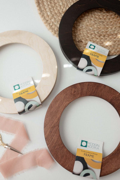 6 Inch Hoop Frames by Modern Hoopla for Displaying Finished Embroidery | Abide Embroidery Co.