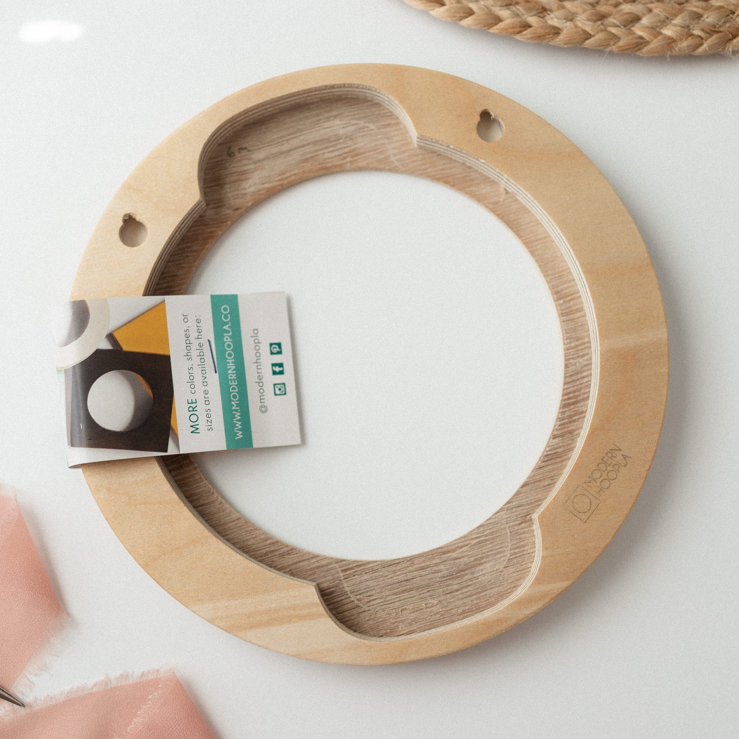 6” Hoop Frame (Modern Hoopla) - Abide Embroidery Co.