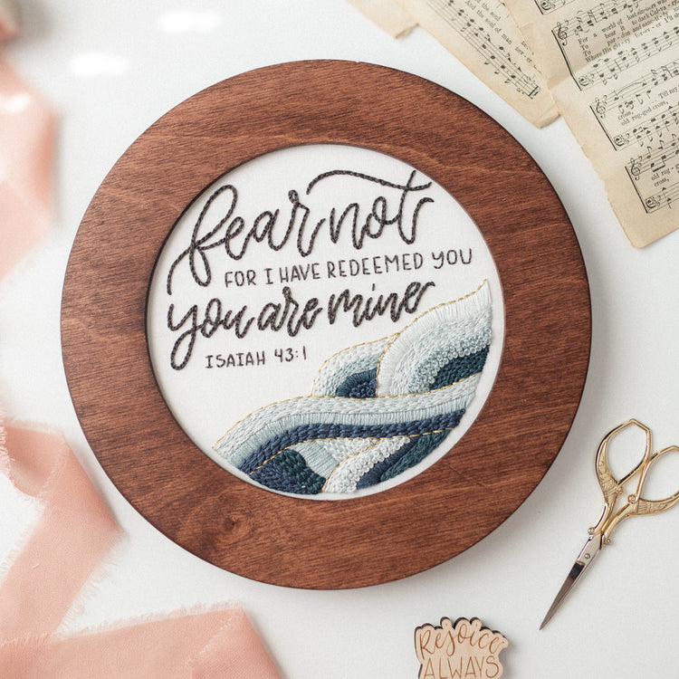 6” Hoop Frame (Modern Hoopla) - Abide Embroidery Co.