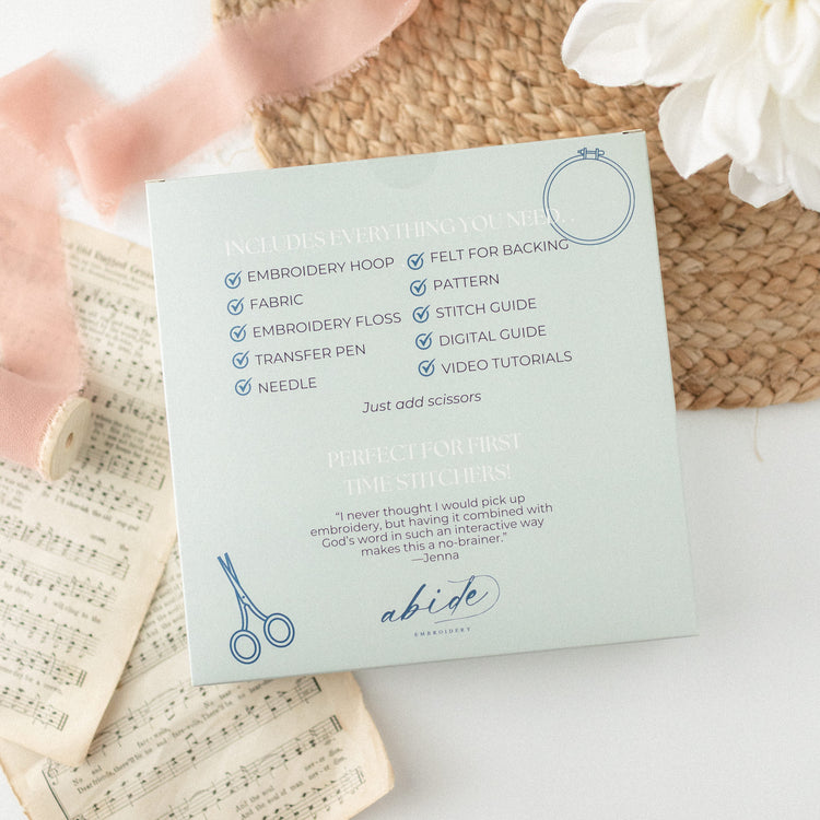Ready-to-Gift Kit Boxes - Abide Embroidery Co.