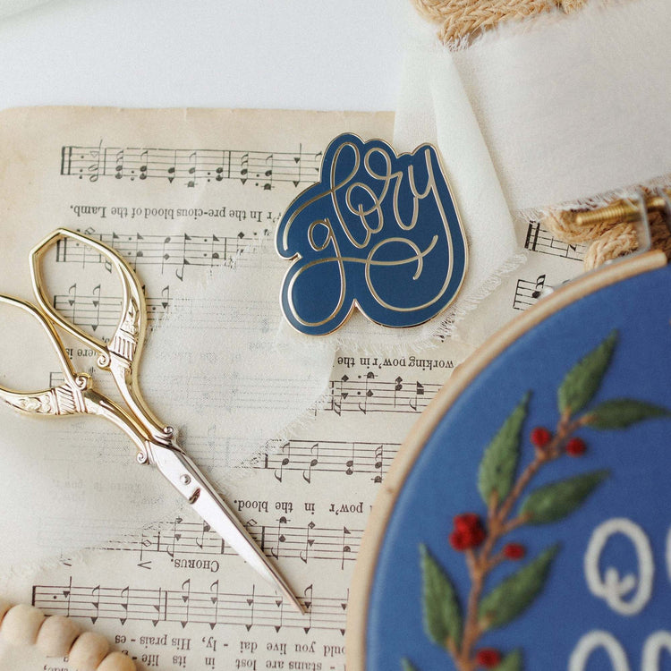 Glory Magnetic Enamel Needle Minder for Hand Embroidery | Abide Embroidery Co.