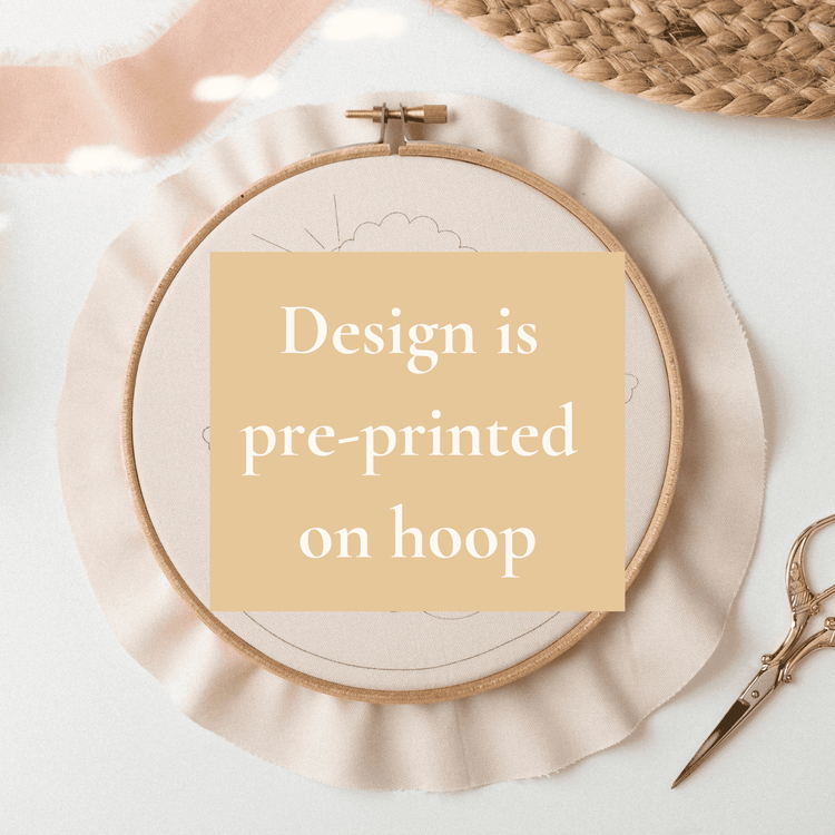 Easter 2025 Embroidery Fabric Bundle – Pre-Cut Pre-Printed Circle Fabric | Abide Embroidery Co.