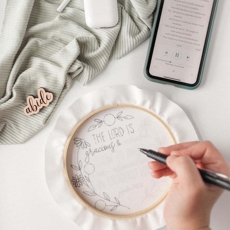 Embroidery Transfer Pen for Tracing Patterns onto Fabric | Abide Embroidery Co.