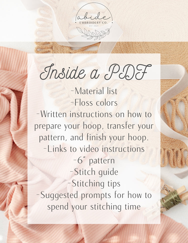 "Him We Proclaim” (Colossians 1:27) — Digital Download - Abide Embroidery Co.