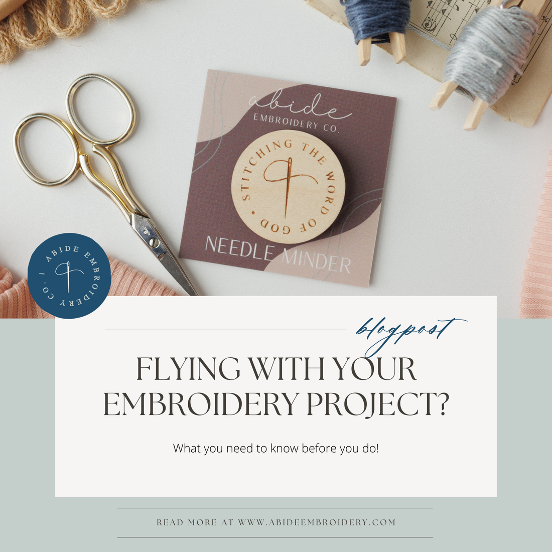 Flying With Your Embroidery Project? What You Need To Know! ✈️