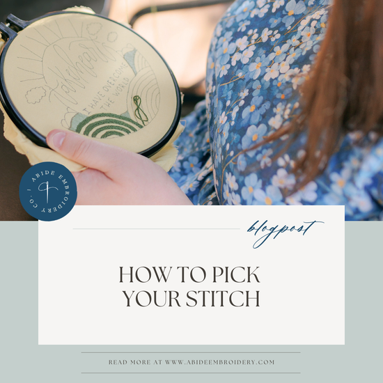 How to Pick Your Stitch