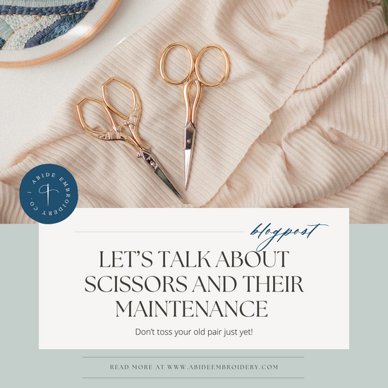 Let’s Talk About Scissors and their Maintenance