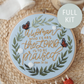 A Woman Who Fears the Lord Proverbs 31:30 Scripture Embroidery Kit – Gift for Women | Abide Embroidery Co.