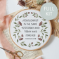 Jesus Christ Is the Same Hebrews 13:8 Scripture Embroidery Kit – Christian Gift | Abide Embroidery Co.