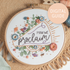 “Him We Proclaim” Embroidery Digital Download - Abide Embroidery Co.