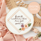 Be Still and Know Psalm 46:10 Bible Verse Embroidery PDF – Beginner Christian Pattern | Abide Embroidery Co.