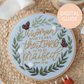 A Woman Who Fears the Lord Proverbs 31:30 Scripture Embroidery PDF | Abide Embroidery Co.