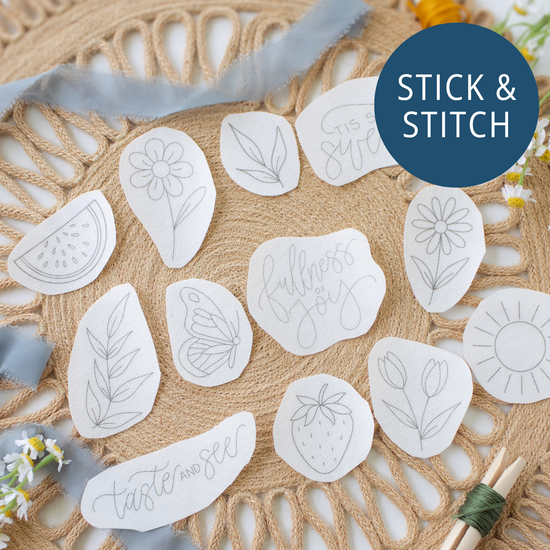 “Taste and See” Stick & Stitch Embroidery Patterns