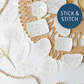 Peace on Earth Christmas Stick & Stitch Scripture Embroidery Patterns | Abide Embroidery Co.