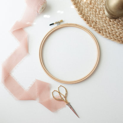 6 Inch High Quality Embroidery Hoop for Scripture Embroidery Projects | Abide Embroidery Co.