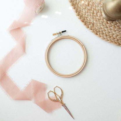 6 Inch High Quality Embroidery Hoop for Scripture Embroidery Projects | Abide Embroidery Co.