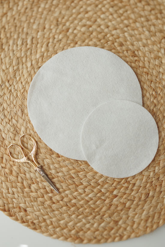 Pre-Cut Felt Backing, Extra Felt for Kit (4" and 6" Hoops)