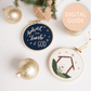 Behold the Lamb of God Christmas Ornament Scripture Embroidery PDF – Two Designs | Abide Embroidery Co.