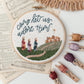 Come Let Us Adore Him Christmas Bible Verse Embroidery PDF – Advent Stitch-Along | Abide Embroidery Co.