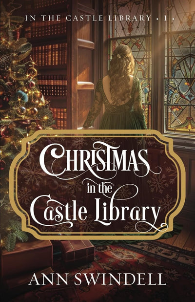 Christmas in the Castle Library by Ann Swindell, book cover