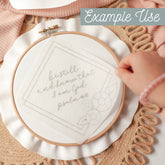 6" High Quality Embroidery Hoop - Abide Embroidery Co.