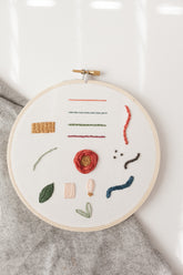 13-Stitch Practice Guide Kit, Embroidery Kit for Beginners - Abide Embroidery Co.